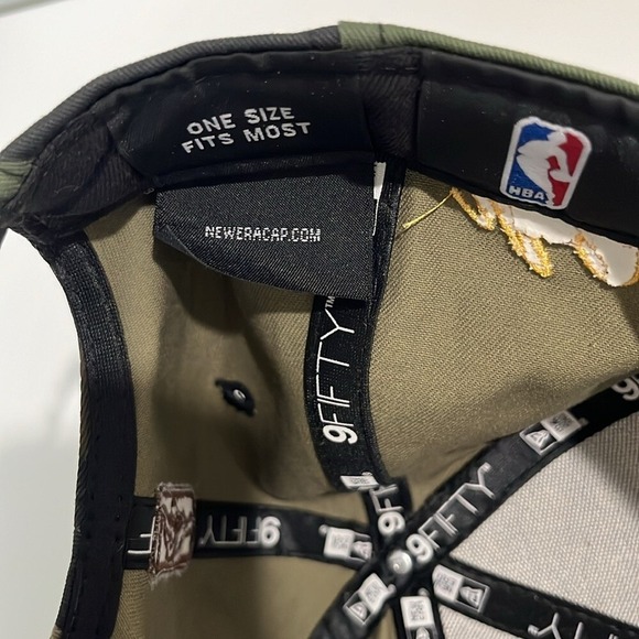 New Era 9FIFTY‎ Los Angeles Lakers Camouflage Snapback Leather Logo Basketball - Picture 6 of 7